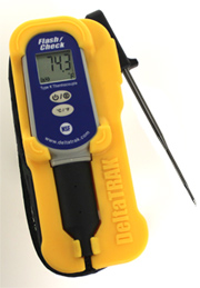 定西FlashCheck 數(shù)字熱電偶溫度計套件 細端探頭